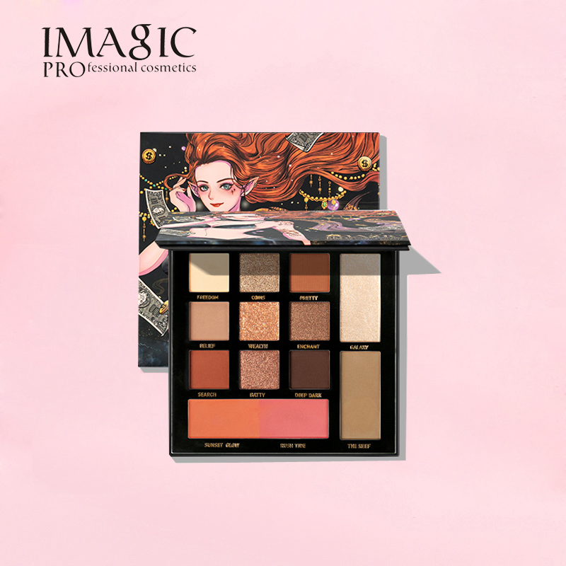 IMAGIC美人鱼系列之反派诱惑彩妆眼影盘 黑色盘