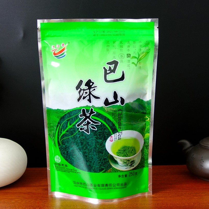 汉江春牌巴山绿茶汉中炒青绿茶西乡特炒陕青茶叶浓香耐泡250克