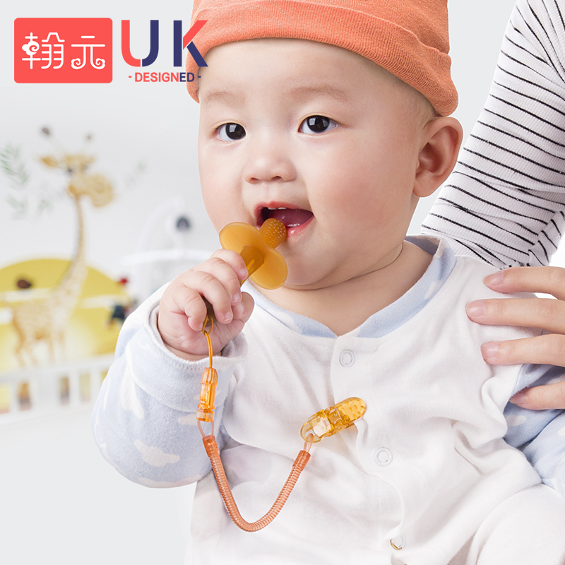 磨牙棒婴儿牙胶硅胶玩具宝宝咬胶防吃手可水煮防吃手安抚0-1岁