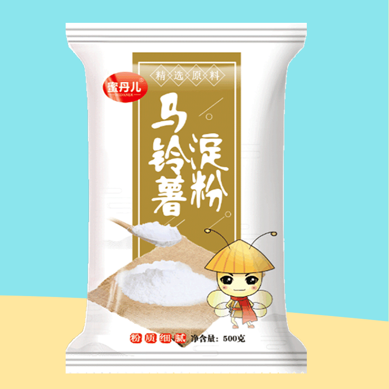 蜜丹儿土豆淀粉纯马铃薯淀粉 生粉淀粉 500g 级特家用食用土豆粉