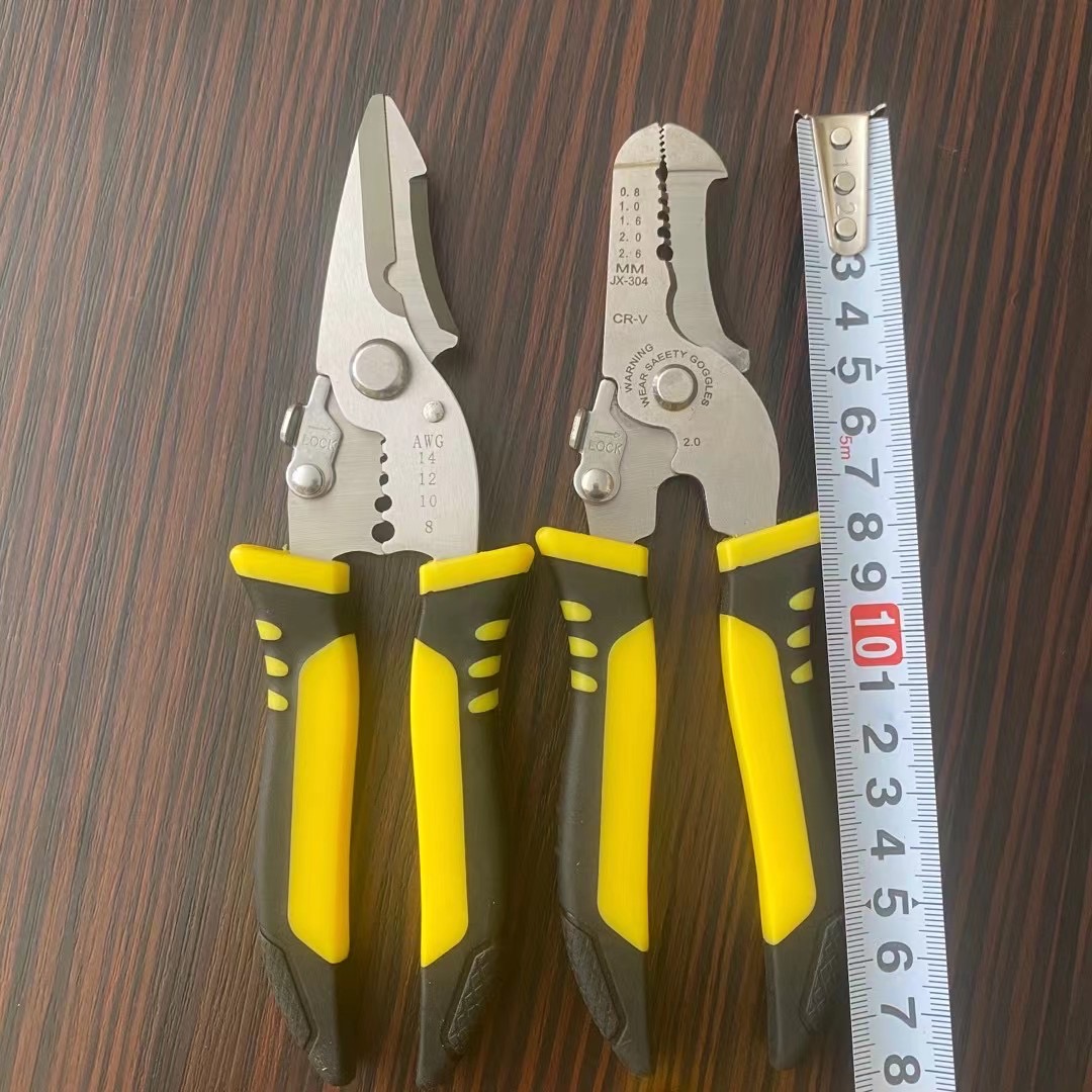 不锈钢多功能多用剥线钳、电工剪、、电缆剪、电工拨线钳、