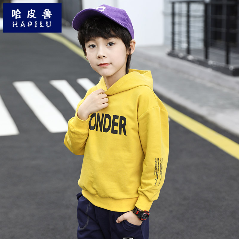 【清仓】男童卫衣春秋潮款中大童新款2024年韩版卫衣潮秋装洋气连帽