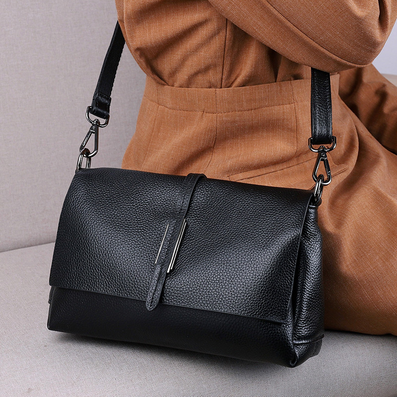 真皮女包2025新款潮腋下女士包包软皮时尚中年妈妈包单肩斜挎包女