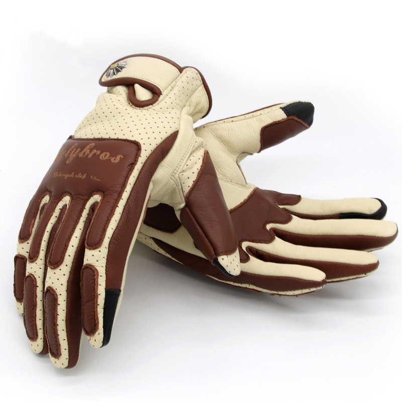 UGLYBROS/丑兄弟复古摩托车手套秋冬季羊皮哈雷春夏手套触屏柔软