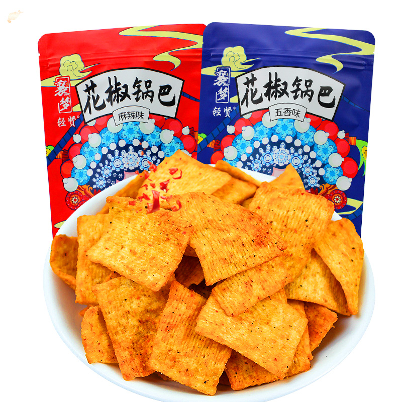 【主播推荐】花椒锅巴108g一袋买3袋送2袋