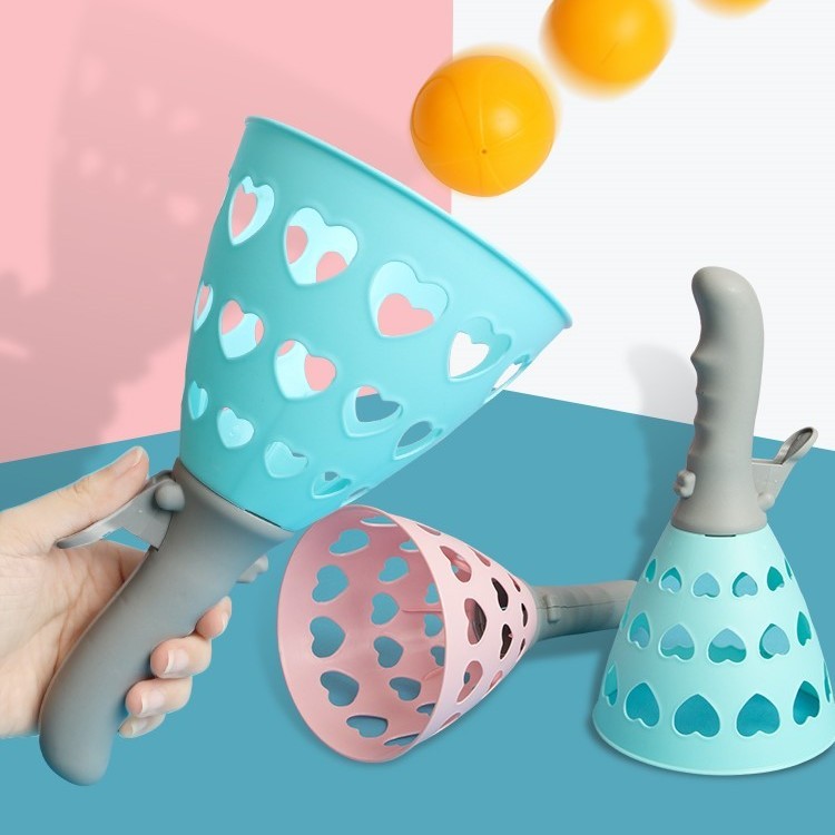 新款亲子互动趣味双人弹射对接球圆滑不伤手儿童球类室内抛接球