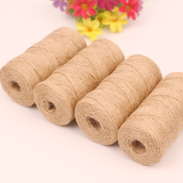 麻绳手工编织diy细绳子黄麻复古装饰品