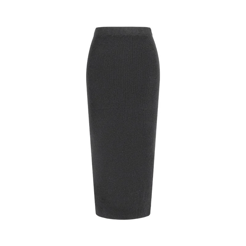 MAGGIE MA 五周年庆上新黑色针织曼妙曲线通勤包臀半裙697B