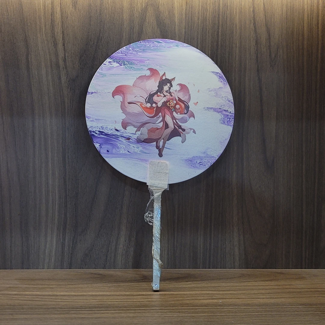 【爆品带图案现做精品7】非遗漂漆扇主播现做精品实拍