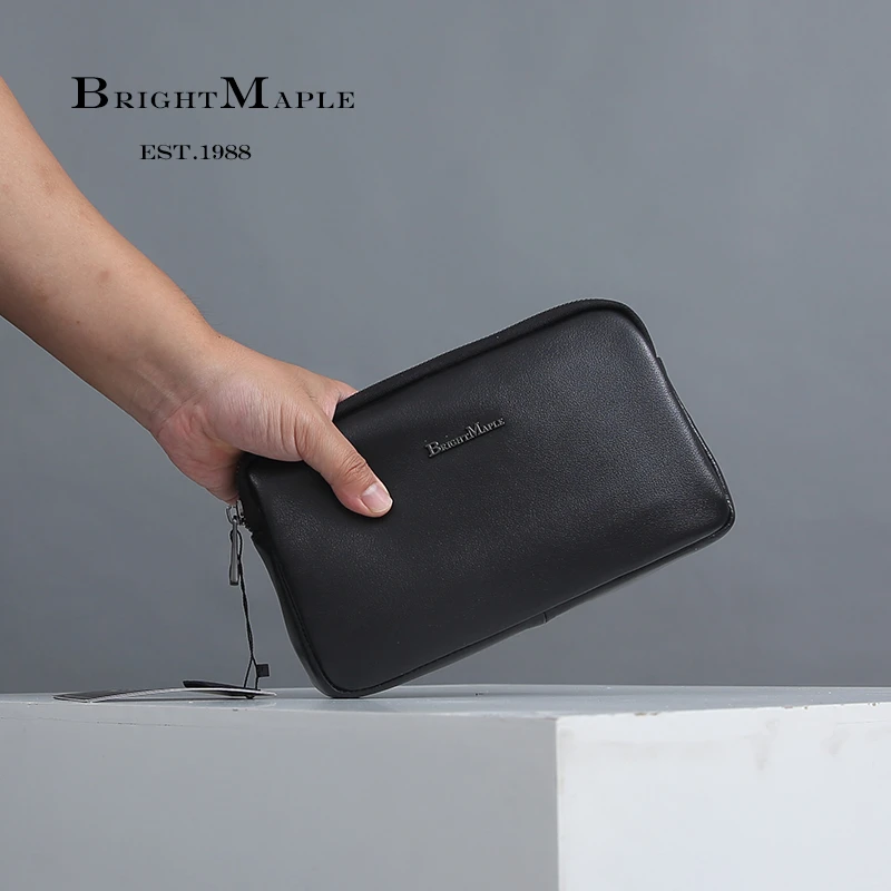 拿包男真皮商务休闲手抓包大容量男士包包潮牌牛皮手包男