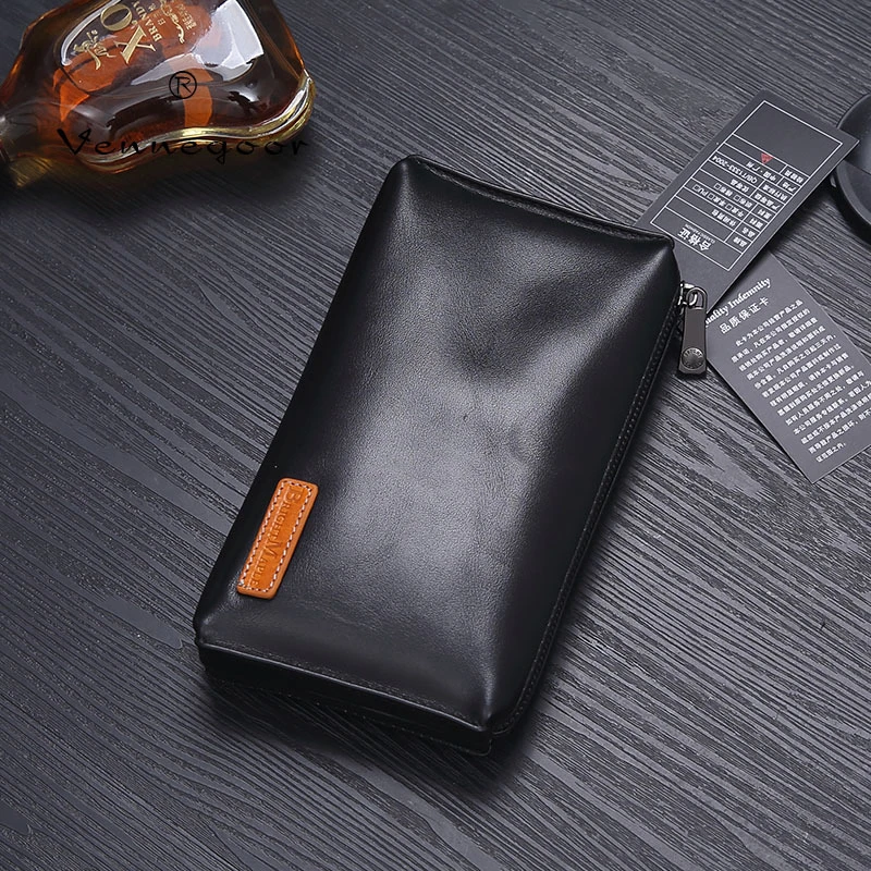 小手包男真皮手抓包男士钱包长款软牛皮手机包男包大容量商务休闲