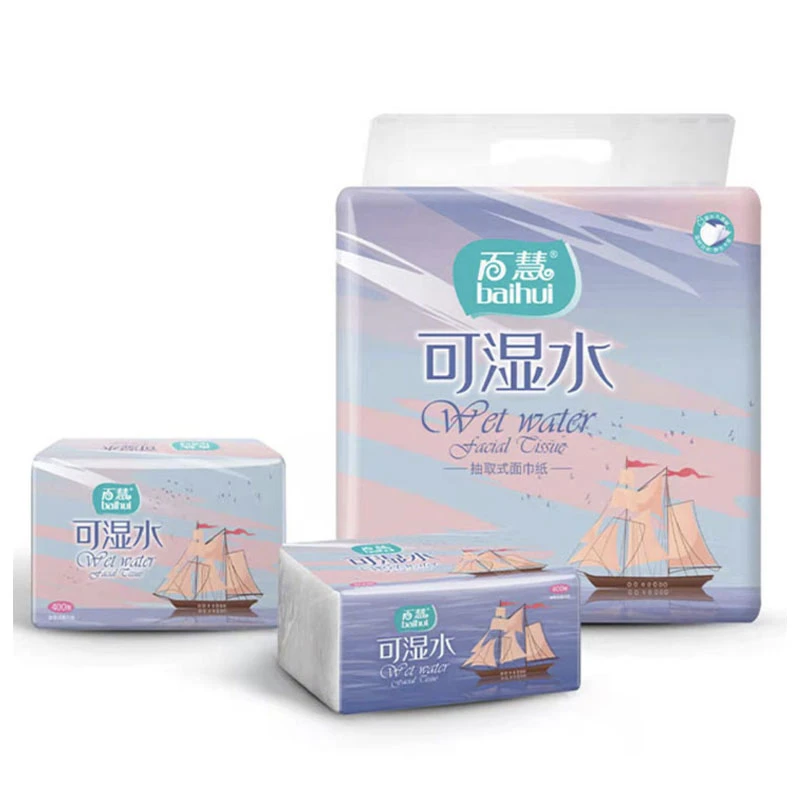 百慧抽取式面巾纸600g*5提