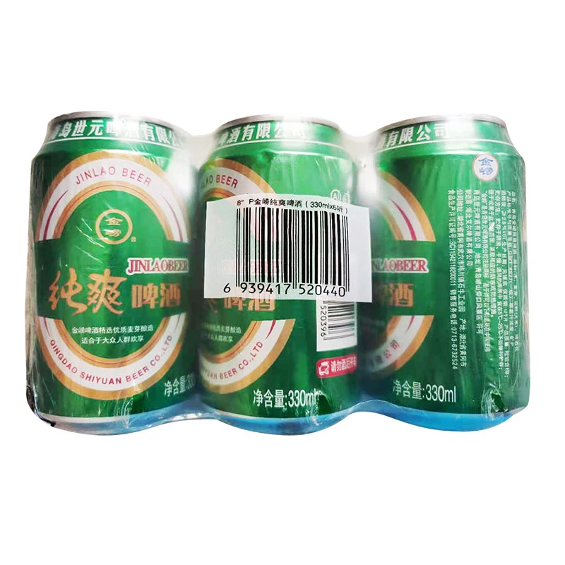 青岛金崂纯爽六连包330ml*6