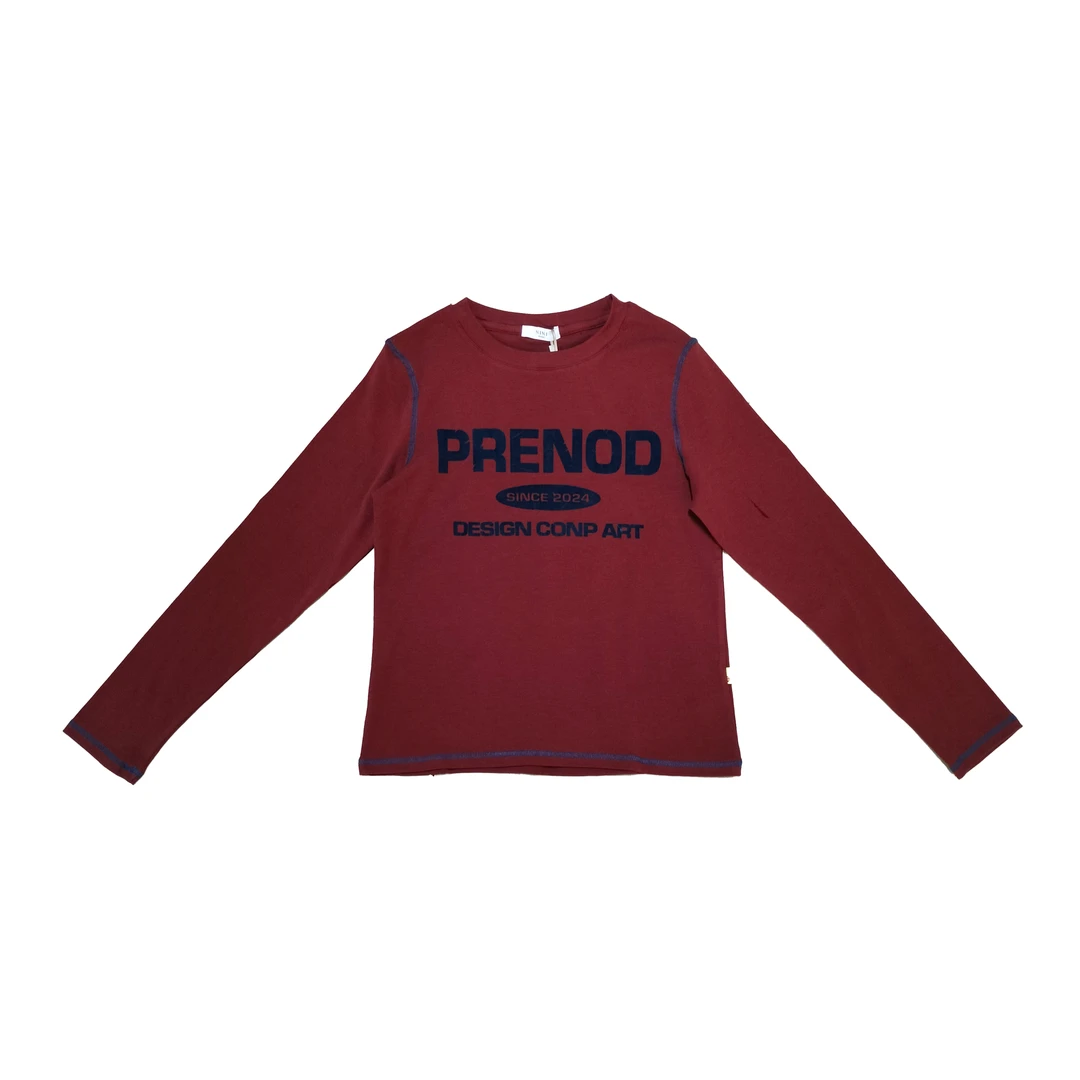 2024秋季新款休闲时尚百搭卡通印花打底长袖T恤5630