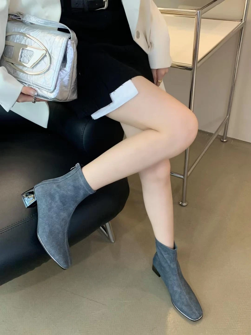 MS-时尚短靴083-6