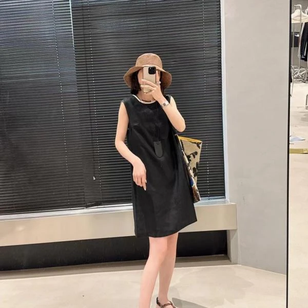 杨杨 欧货无袖设计连衣裙80987/80987-1