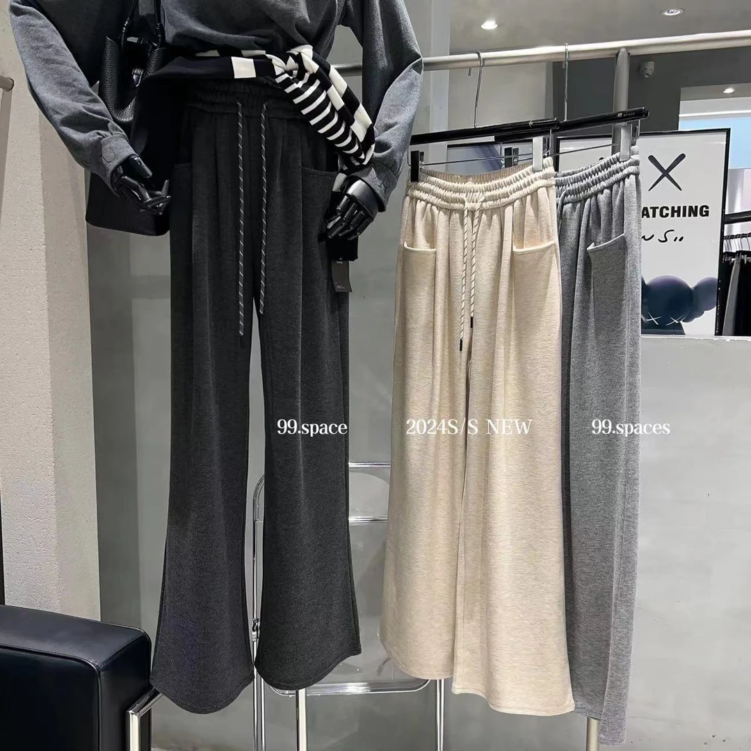 杨杨 99-新款时尚Y绒直筒休闲裤98985