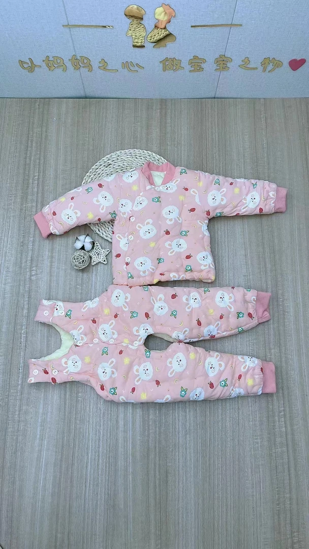 直播间过款为准婴幼儿手工棉花衣