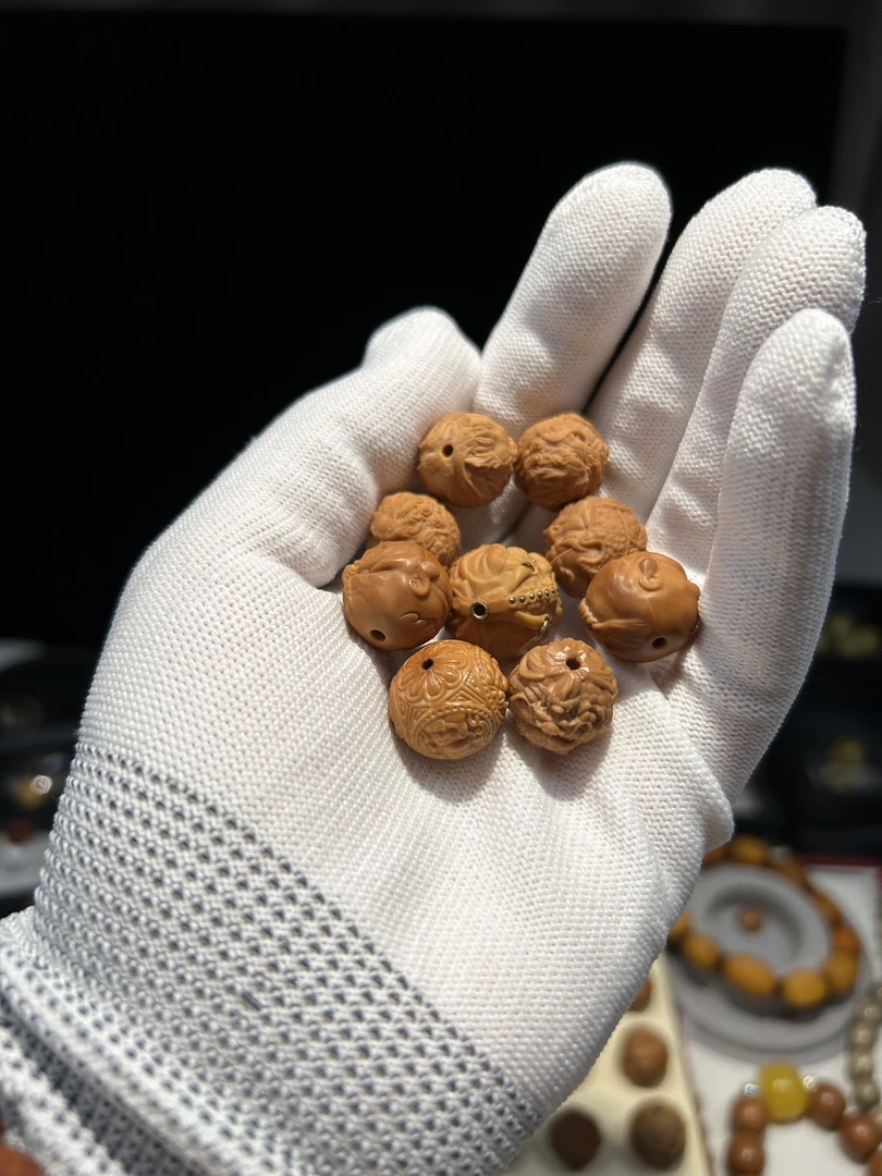 随机猴头雕刻单籽一粒