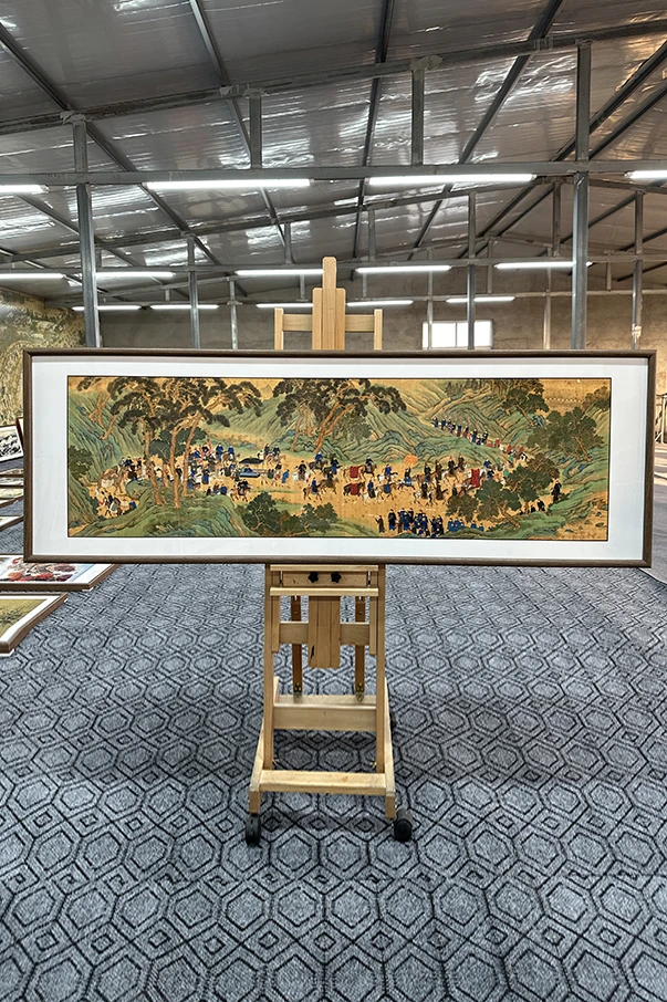 [J5下江南]60x180cm中国风家居装饰画办公室玄关客厅装饰画