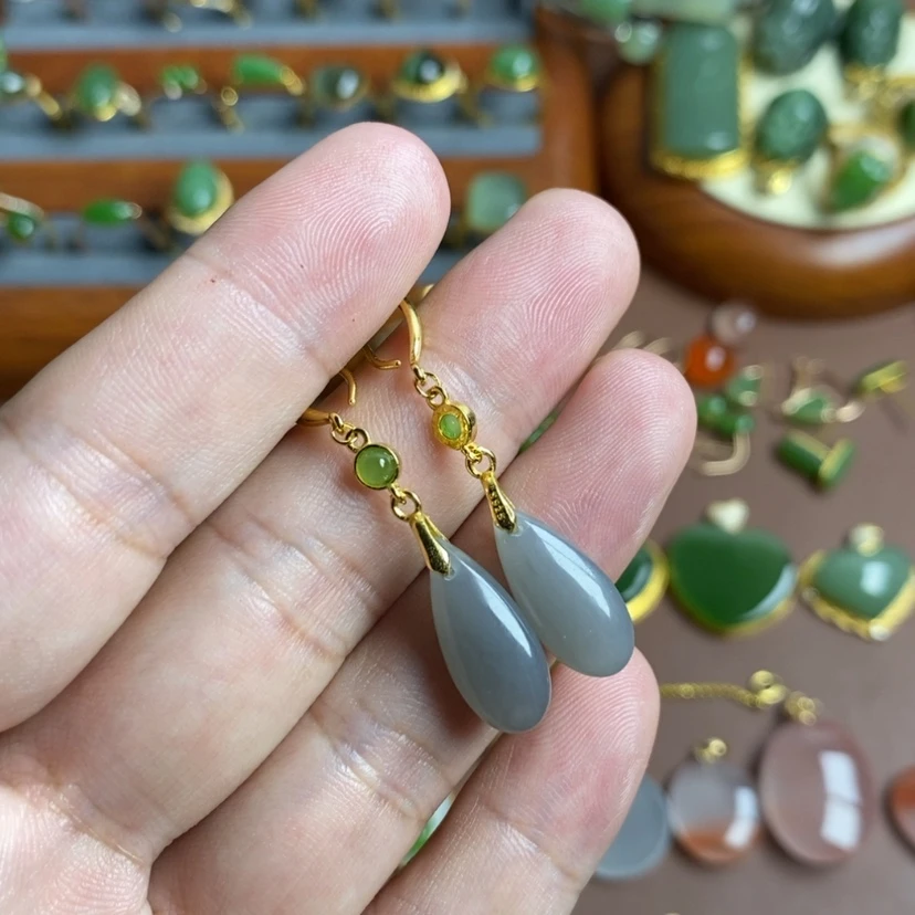 【闪购商品】和田玉颈饰银S925镶嵌