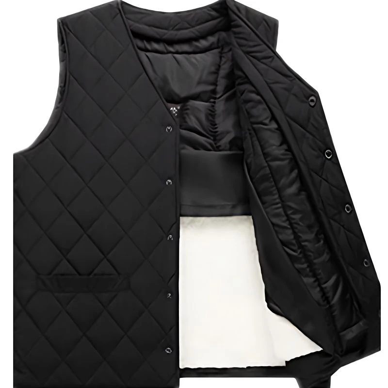 秋冬中老年羊毛马甲男皮毛一体保暖马夹加厚背心加厚外穿棉坎肩