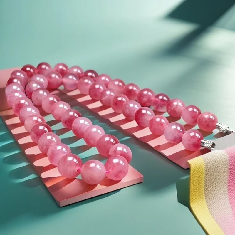 A647号精品樱花雨项链10mm多样性发一件