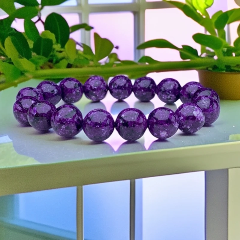 过年25A637号号精品时尚珠串花苏手链12mm多样性发一件