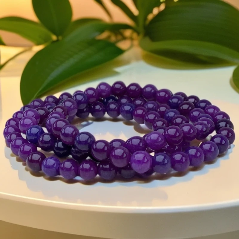 A298号精品时尚珠串紫苏108颗8mm多样性发一件