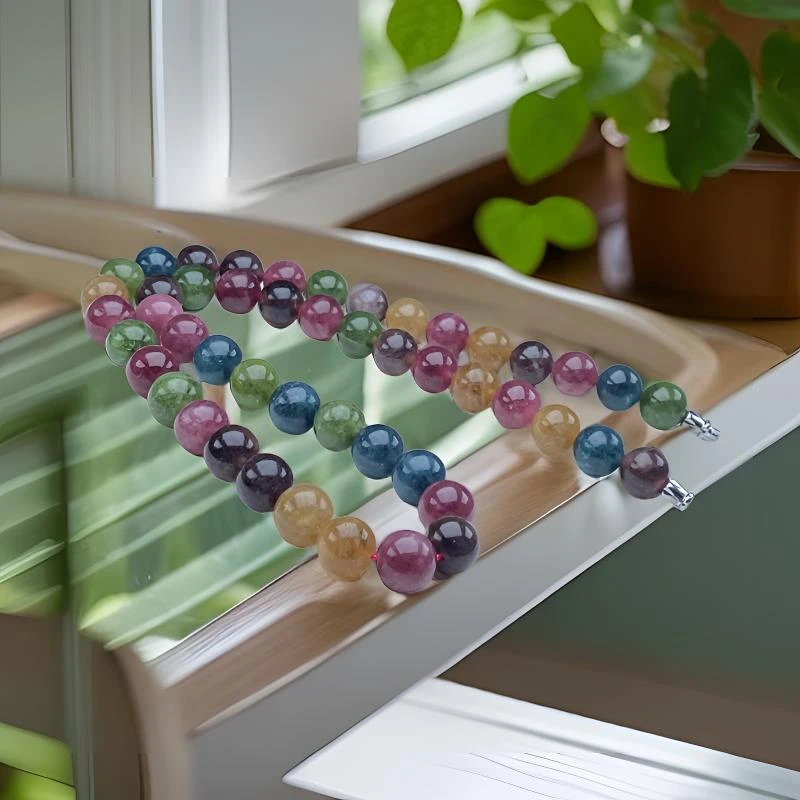 A328号精品时尚老矿糖果碧项链10mm多样性发一件