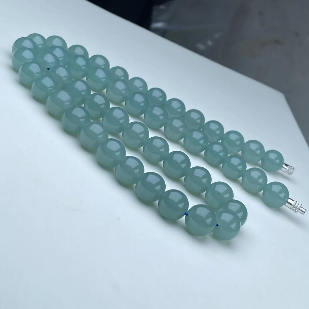 A417号精品时尚老蓝冰项链10mm多样性发一件