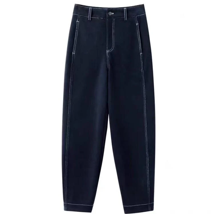 【正品现货】明线高档女士镰刀裤子2023新款爆款休闲显瘦女裤郑州