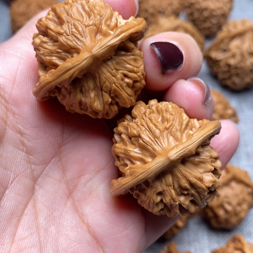 文玩核桃把件天地37.8