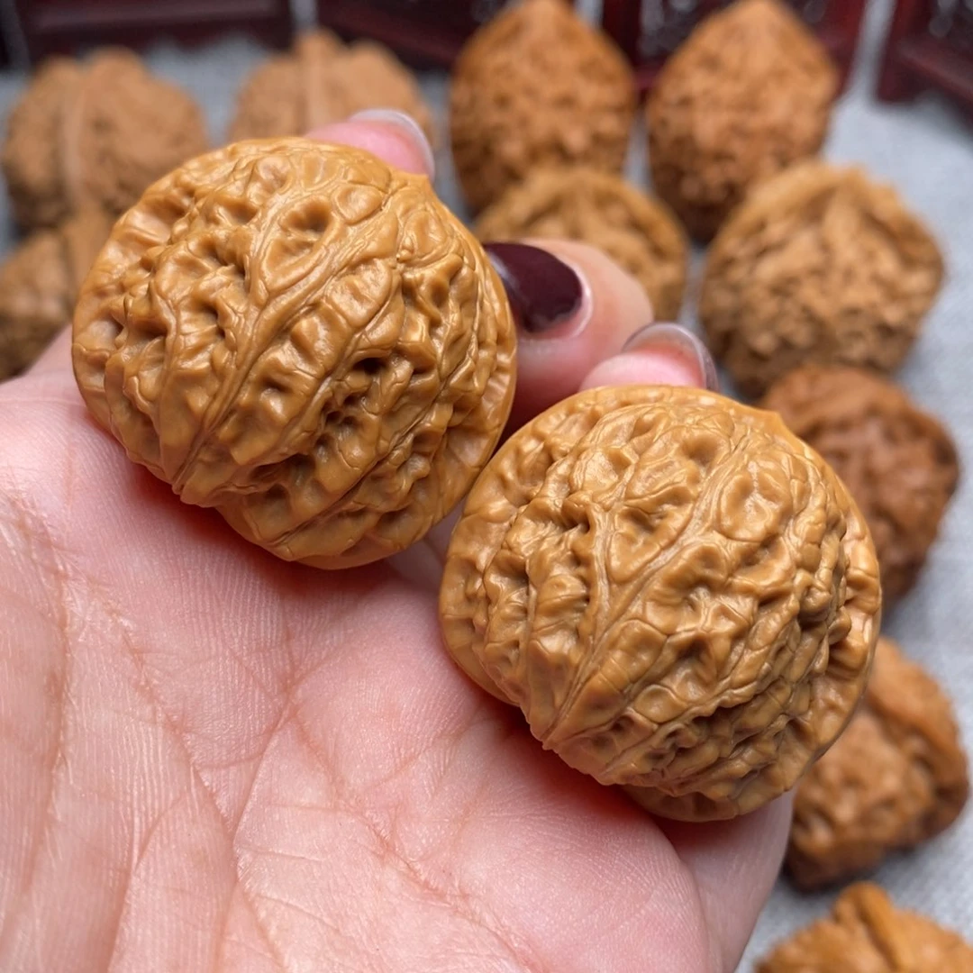 文玩核桃把件三元34+