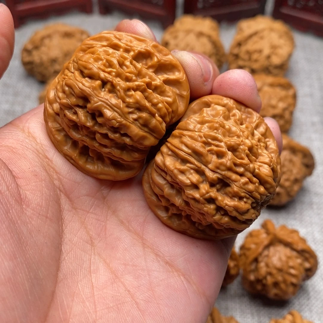 文玩核桃把件黄*玛四座楼41