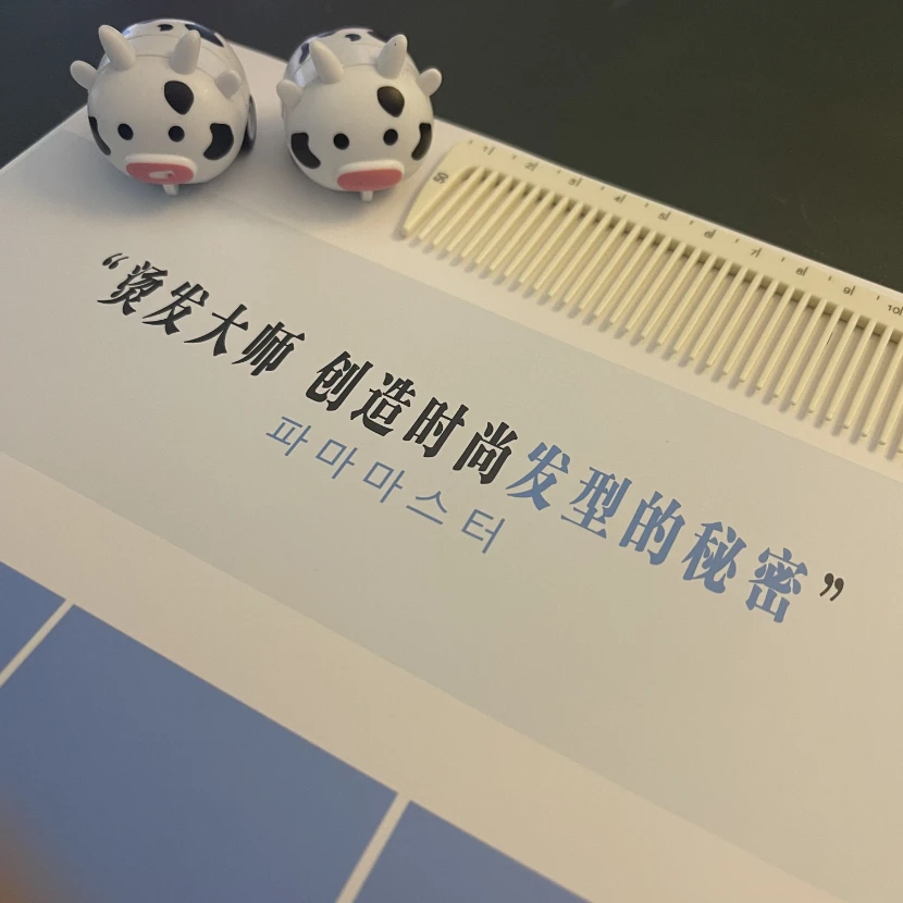 烫发大书 时尚发型理发店发梳男发裁剪女士通用(洗发水代链接)