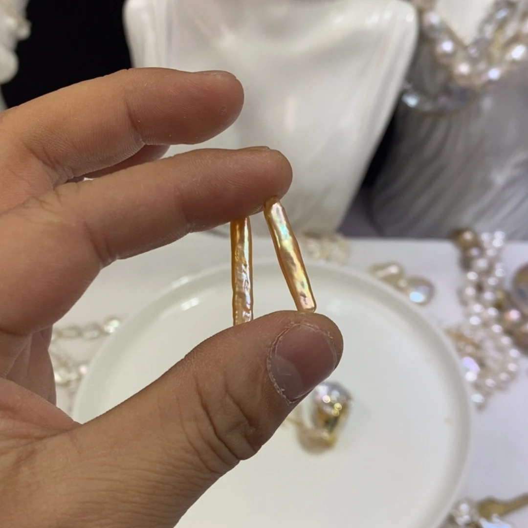 【闪购商品】淡水珍珠耳钉银S925镶嵌陽****子