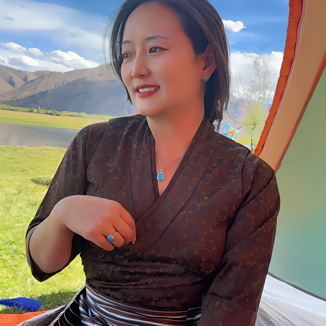 史镜夏季新款藏服中袖