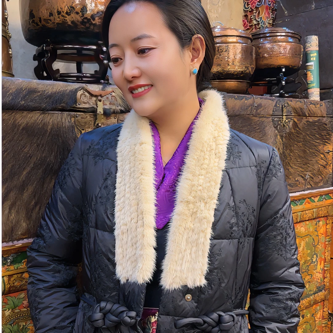 史镜民族风冬季外套