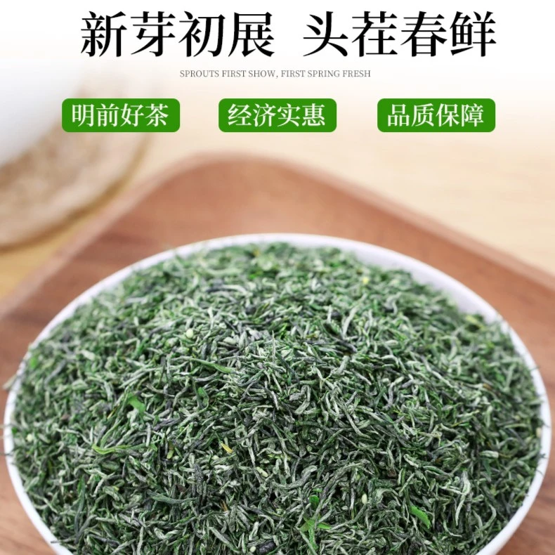 2025信阳毛尖新茶叶明前断芽高碎绿茶半斤散装浓香口粮茶直销