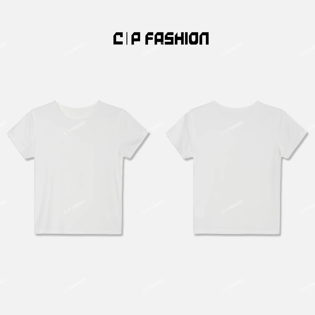 Chlisdinacoco丨“栢蚀從焕”紧密纤维+短袖针织衫C98029DT243