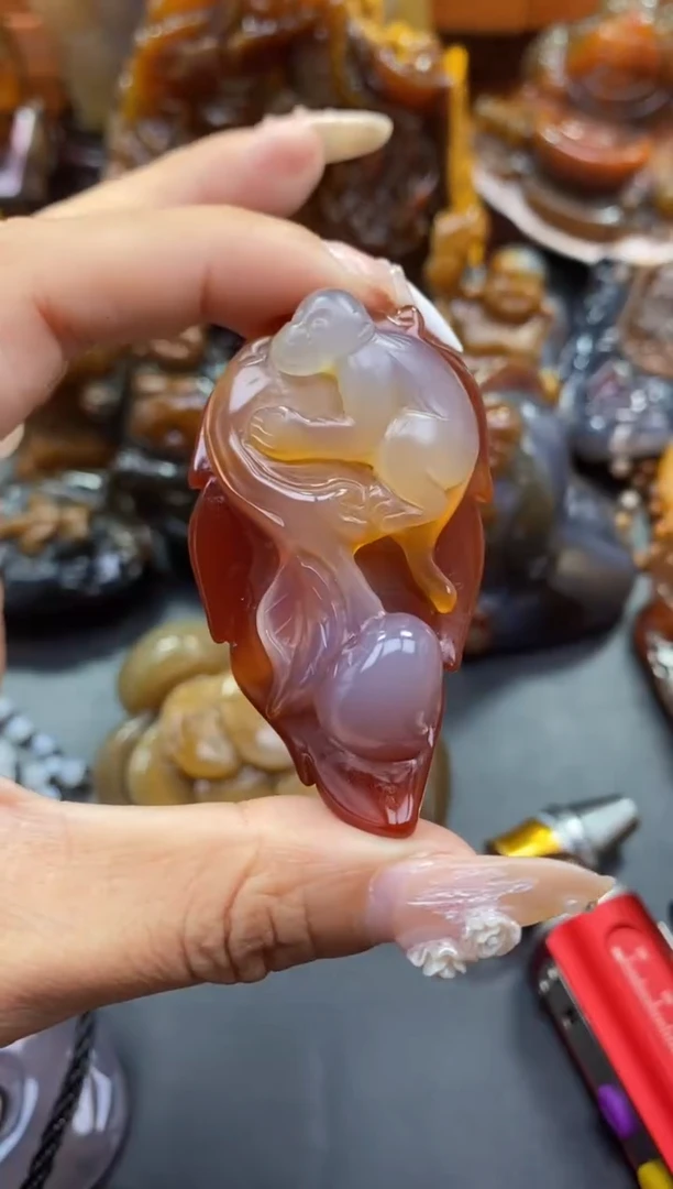 【闪购商品】玛瑙/玉髓颈饰未镶嵌LL