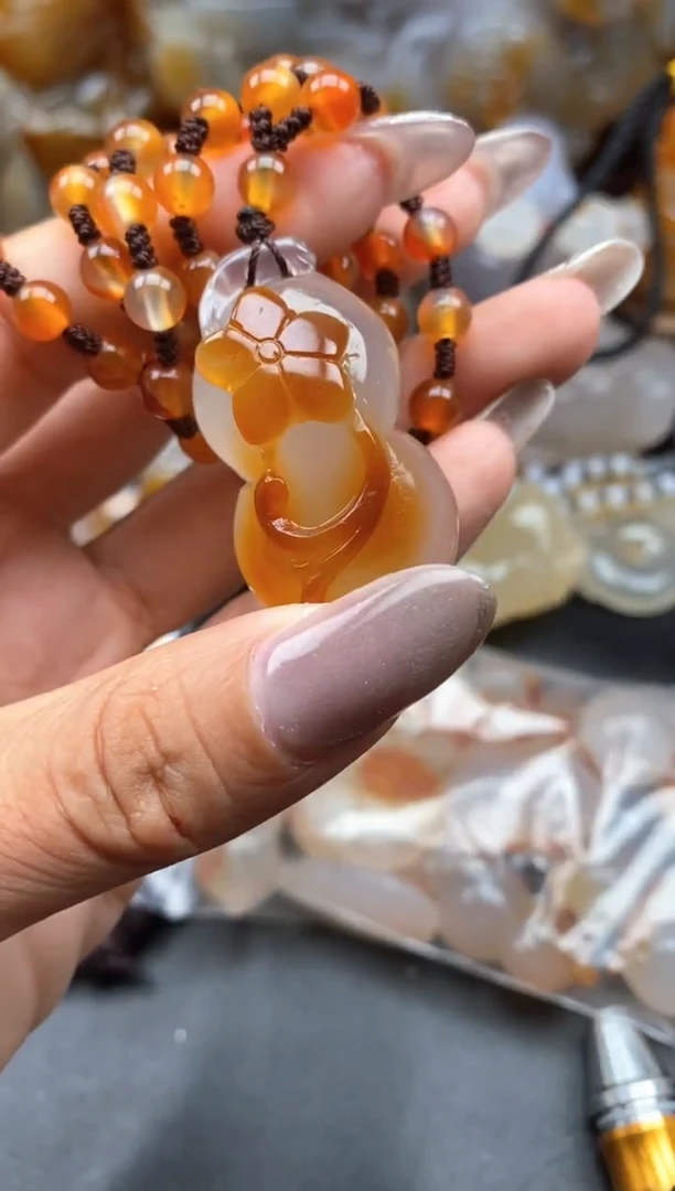 【闪购商品】玛瑙/玉髓颈饰未镶嵌LL