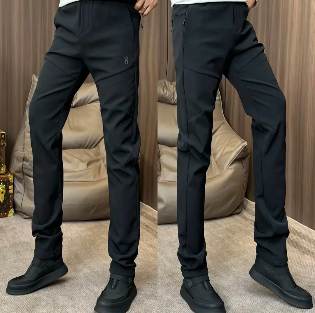 《18K.冬季》户外男士软壳休闲男士加绒速干裤子加厚直筒运动