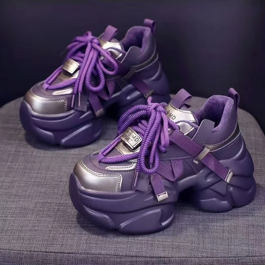 LH-秋款老爹鞋2024新款韩版时尚网红轻便厚底百搭显瘦运动鞋