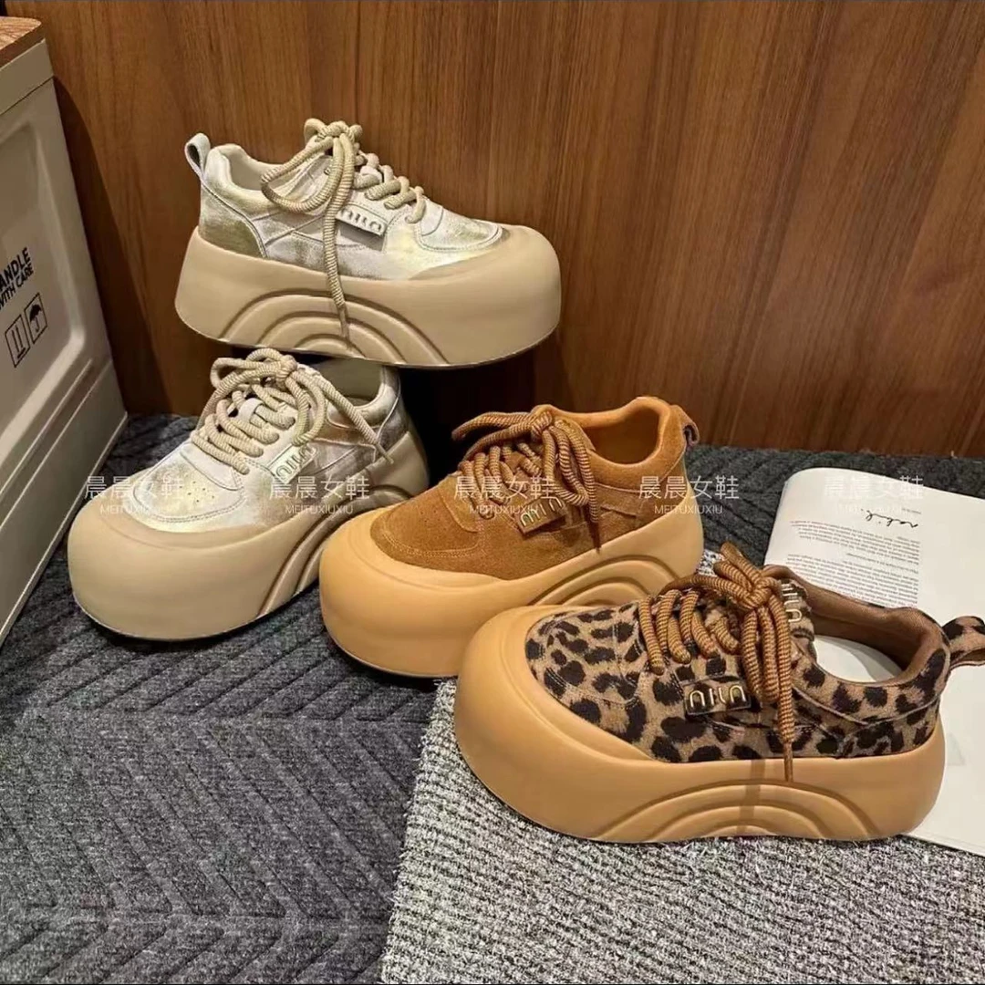 S-老爹鞋女2024夏季新款ins潮色厚底网面透气轻便休闲运动鞋