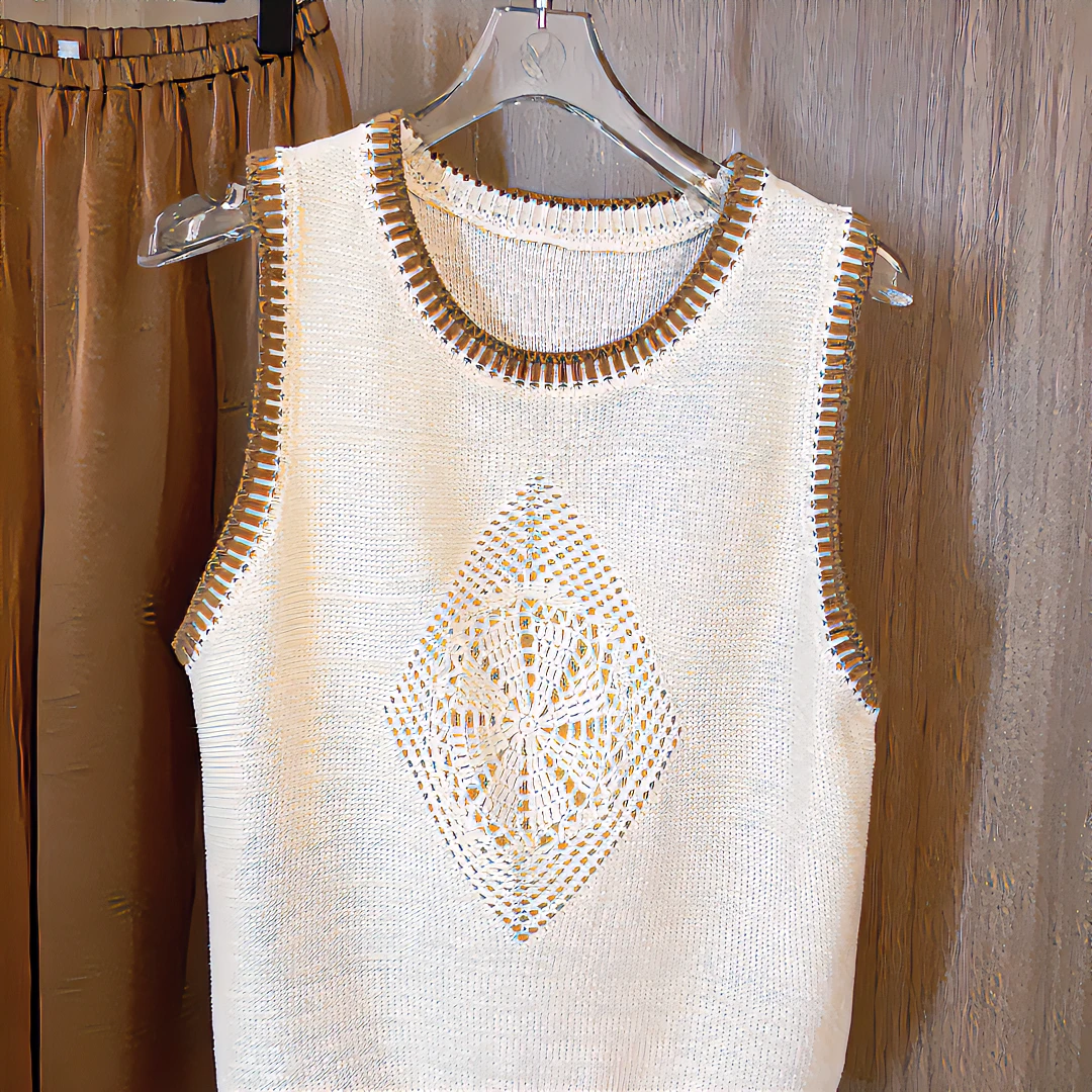 【Suman2号店】小香慵懒风时尚百搭镂空针织马甲·下单备注编码