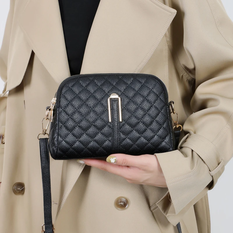 真皮质感手机包2024年新款时尚轻便妈妈包高颜值单肩斜挎女士包包