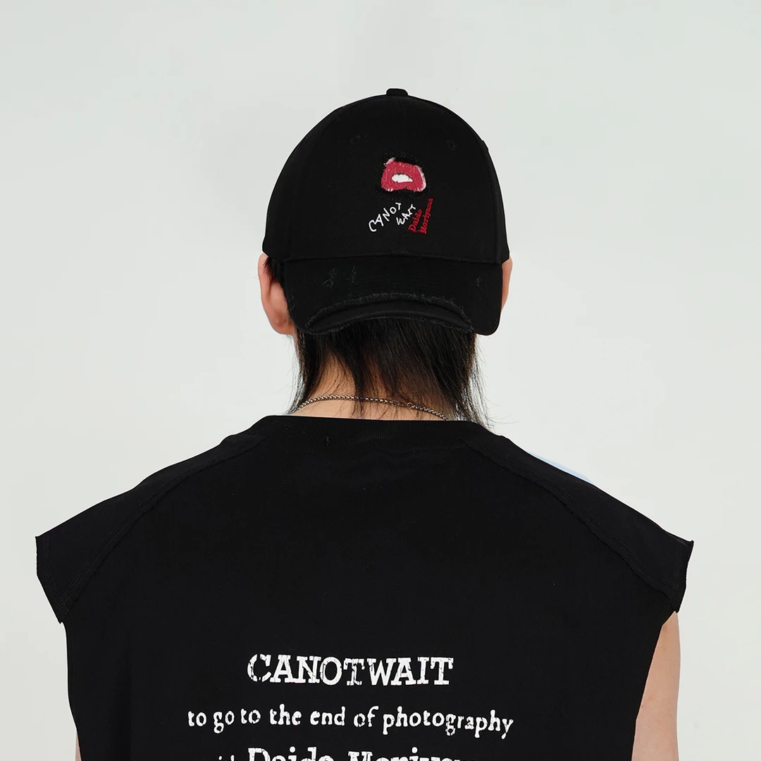 CANOTWAIT【积分兑换】森山大道跨界「嘴唇」棒球帽 CAHT33301ABK