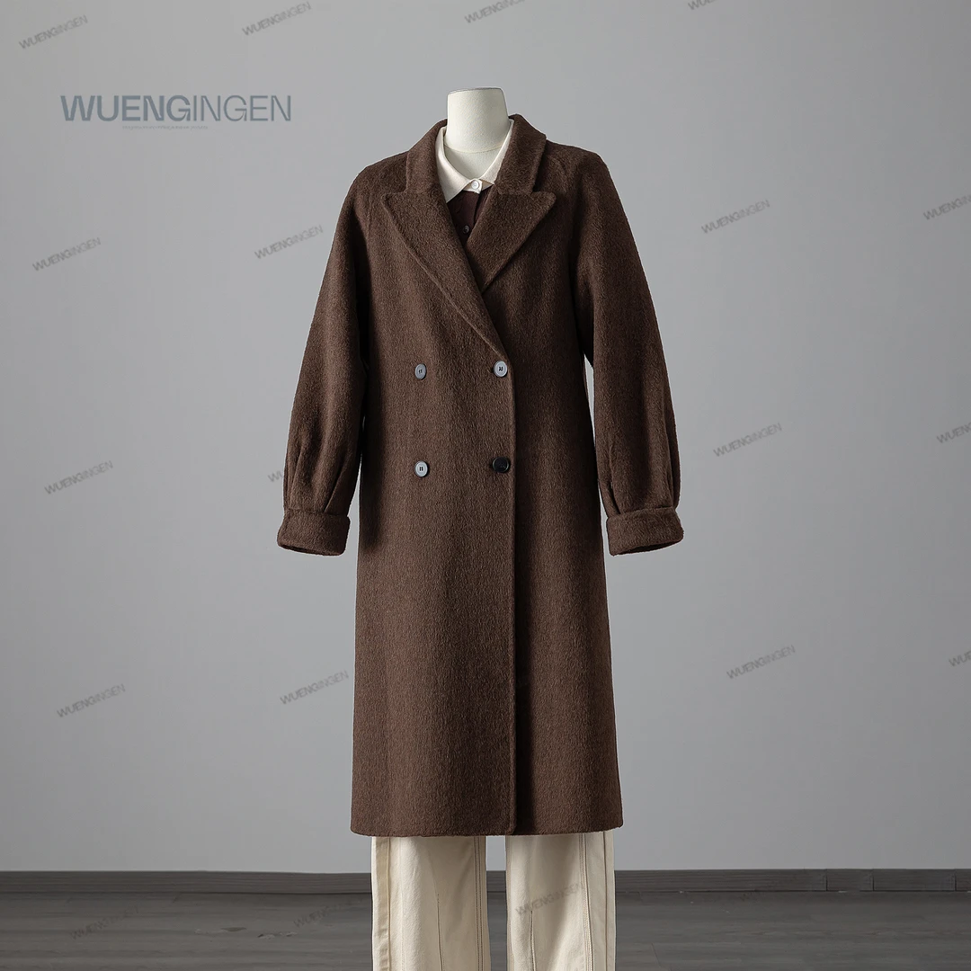 无印心匠线下2114！绵羊毛 纯色+慵懒 时尚&百搭 毛呢外套 A18901